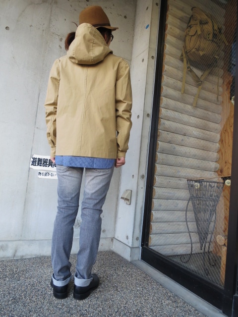 お陰様で各色・残り1枚づつ。。。Gloverall HOODED ZIP PARKA JACKET (UK Limited MODEL)_d0152280_11371261.jpg