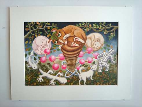 原マスミ絵本『王子のきつね』原画展+作品展_a0265743_1324099.jpg