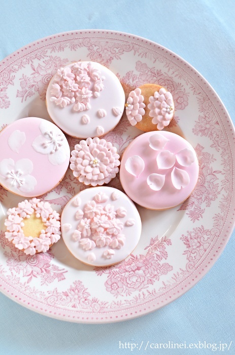 桜アイシングクッキー、そしてお知らせ　　Homemade Sakura(Cherry Blossom) Icing Cookies_d0025294_16234724.jpg