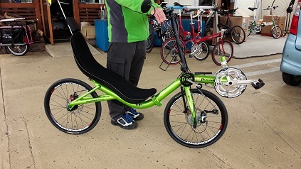 納車 Performer F-FWD : 自転車は未来の乗り物 Performer リカンベント