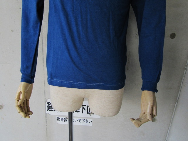 今時期に活躍・大! Military LONG TEE (Indigo 染め)_d0152280_11551100.jpg