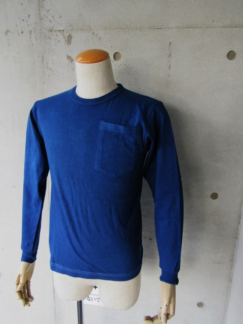 今時期に活躍・大! Military LONG TEE (Indigo 染め)_d0152280_1155995.jpg