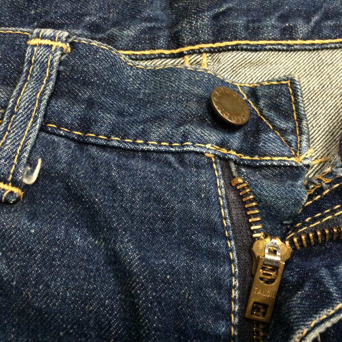 1970's BISON 国産デニム : 古道具丸村~希少な日本製古着と古道具~ 1970's BISON 国産デニム : 古道具丸村~希少な日本製古着と古道具~