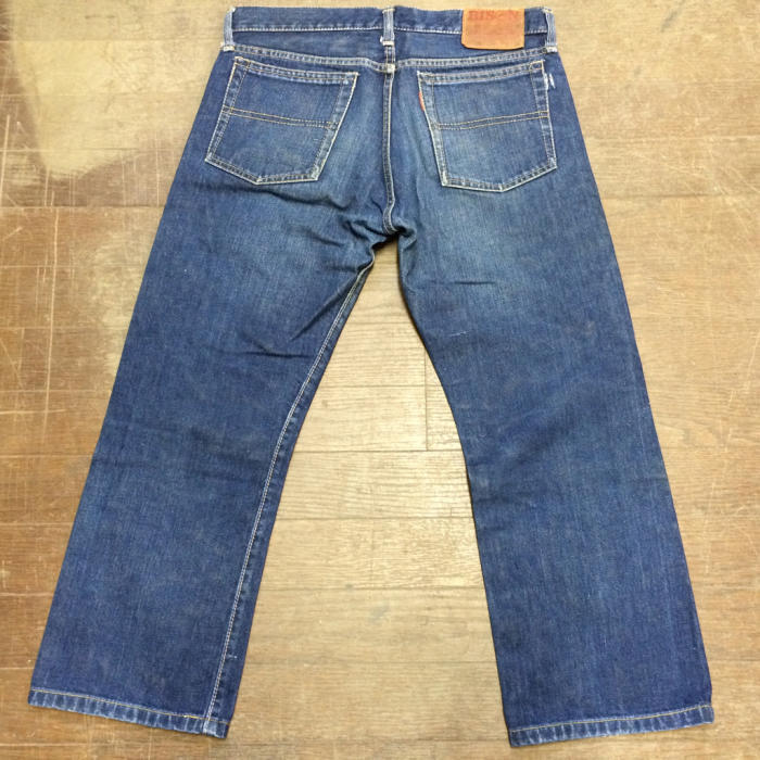 1970's BISON 国産デニム : 古道具丸村~希少な日本製古着と古道具~ 1970's BISON 国産デニム : 古道具丸村~希少な日本製古着と古道具~