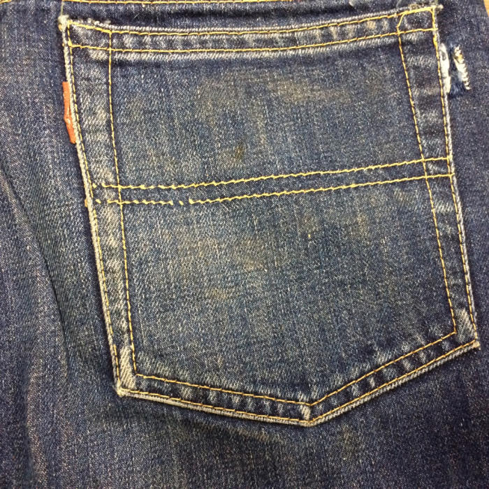 1970's BISON 国産デニム : 古道具丸村~希少な日本製古着と古道具~ 1970's BISON 国産デニム : 古道具丸村~希少な日本製古着と古道具~