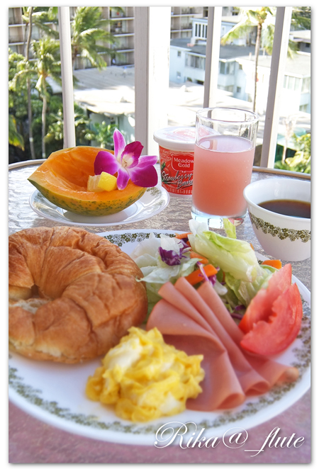 ハワイでベランダ朝ごはん ハワイでお料理2016_c0103827_16345666.jpg