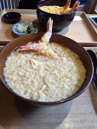 春の京都旅　1. 岡北にてふわとろたまごの天とじうどんと天とじ丼_c0124359_2374792.jpg