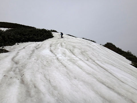 よも太郎山1581m、願教寺山1690mテレマーク_a0133014_1827158.jpg