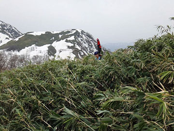 よも太郎山1581m、願教寺山1690mテレマーク_a0133014_1828510.jpg