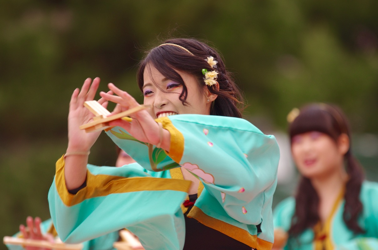 ２０１６京都さくらよさこい1日目その３（同志社大学よさこいサークルよさ朗その２）_a0009554_22373432.jpg