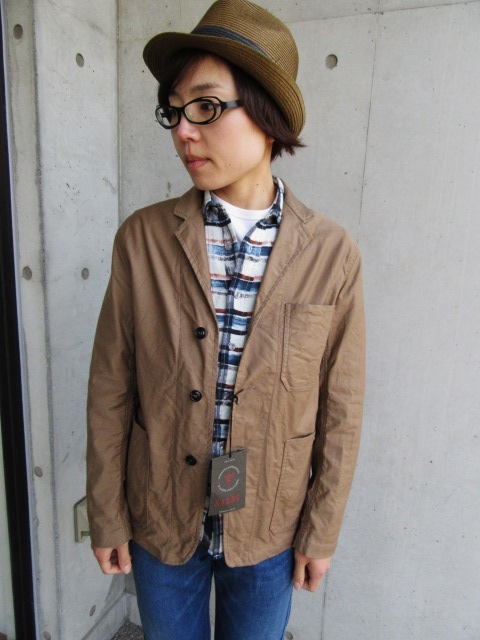 今時期~が◎ ガーゼ地 PRINT CHECK SHIRTS。。。By NUDIE JEANS_d0152280_1193418.jpg