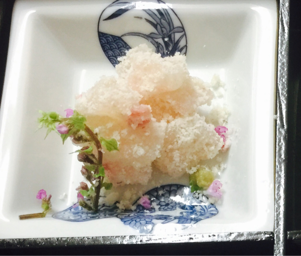 たいの卯の花和え 茶懐石 初歩の初歩練習会