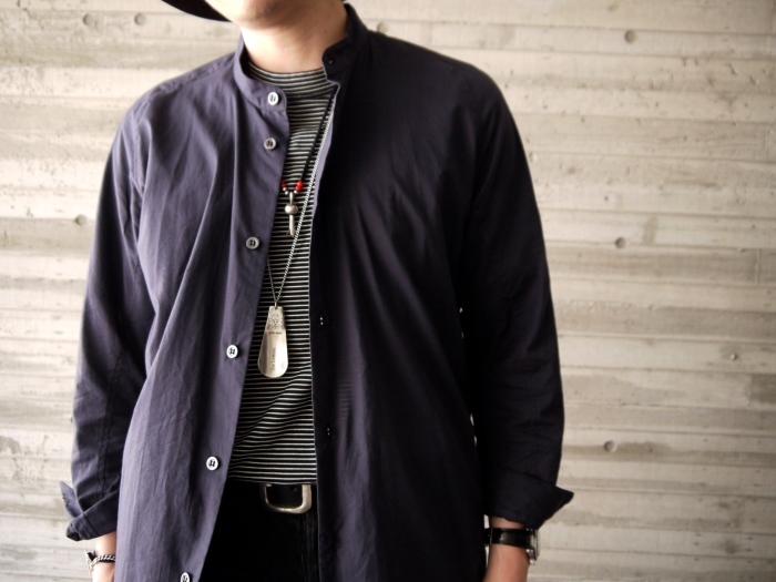 juha BAND COLLAR LONG SHIRT_f0224266_15213306.jpg