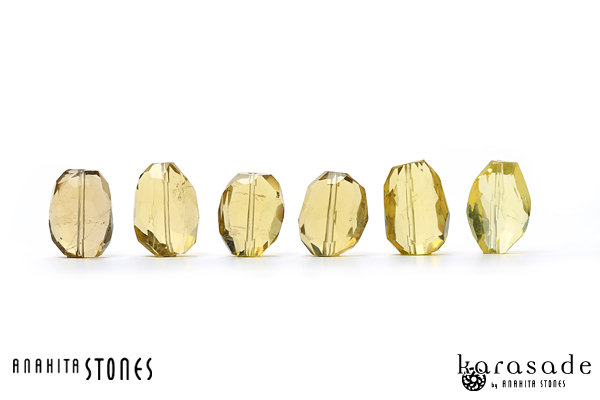 ブラジル産】特殊カットレモンクォーツ