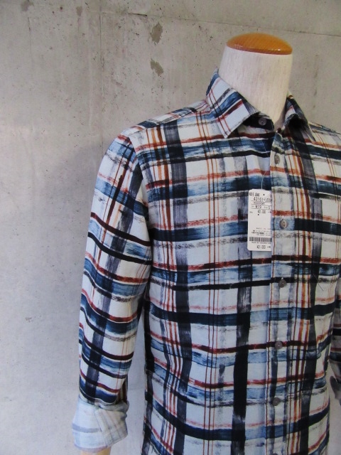 今時期~が◎ ガーゼ地 PRINT CHECK SHIRTS。。。By NUDIE JEANS_d0152280_10101030.jpg