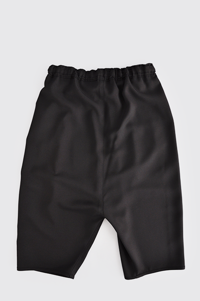 NO CONTROL AIR　Top Polyester Twill Sarrouel Shorts (Midnight Black)_d0120442_21361166.png