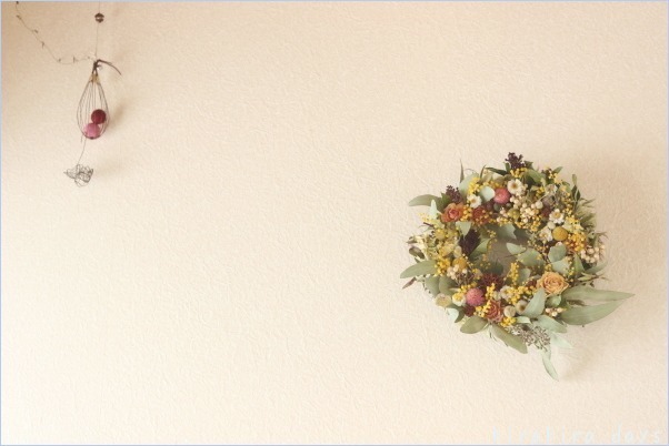 wreathを飾る♪_f0354014_12091572.jpg