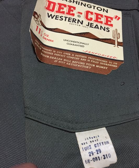 アメリカ仕入れ情報　＃４７デッドストック大量発掘!!⑲ 60s~ALL COTTON  テーパード　JEANS!_c0144020_1520782.jpg