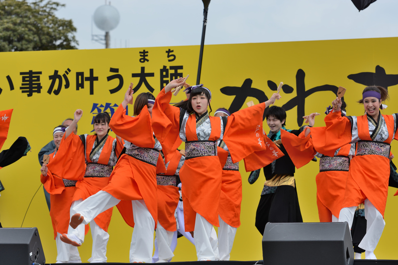 第12回　かわさき楽大師厄除よさこい　「江戸の華＆華咲舞楽」　（敬称略）　東京都板橋区・埼玉県富士見市_c0276323_035287.jpg