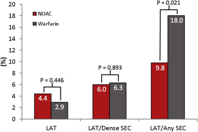 左心耳血栓の頻度はNOACとワルファリンで同等：JACCCE誌より_a0119856_1020125.jpg