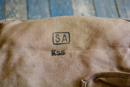 Hungarian army 40\'s linen gas mask bag dead stock_f0226051_1535399.jpg