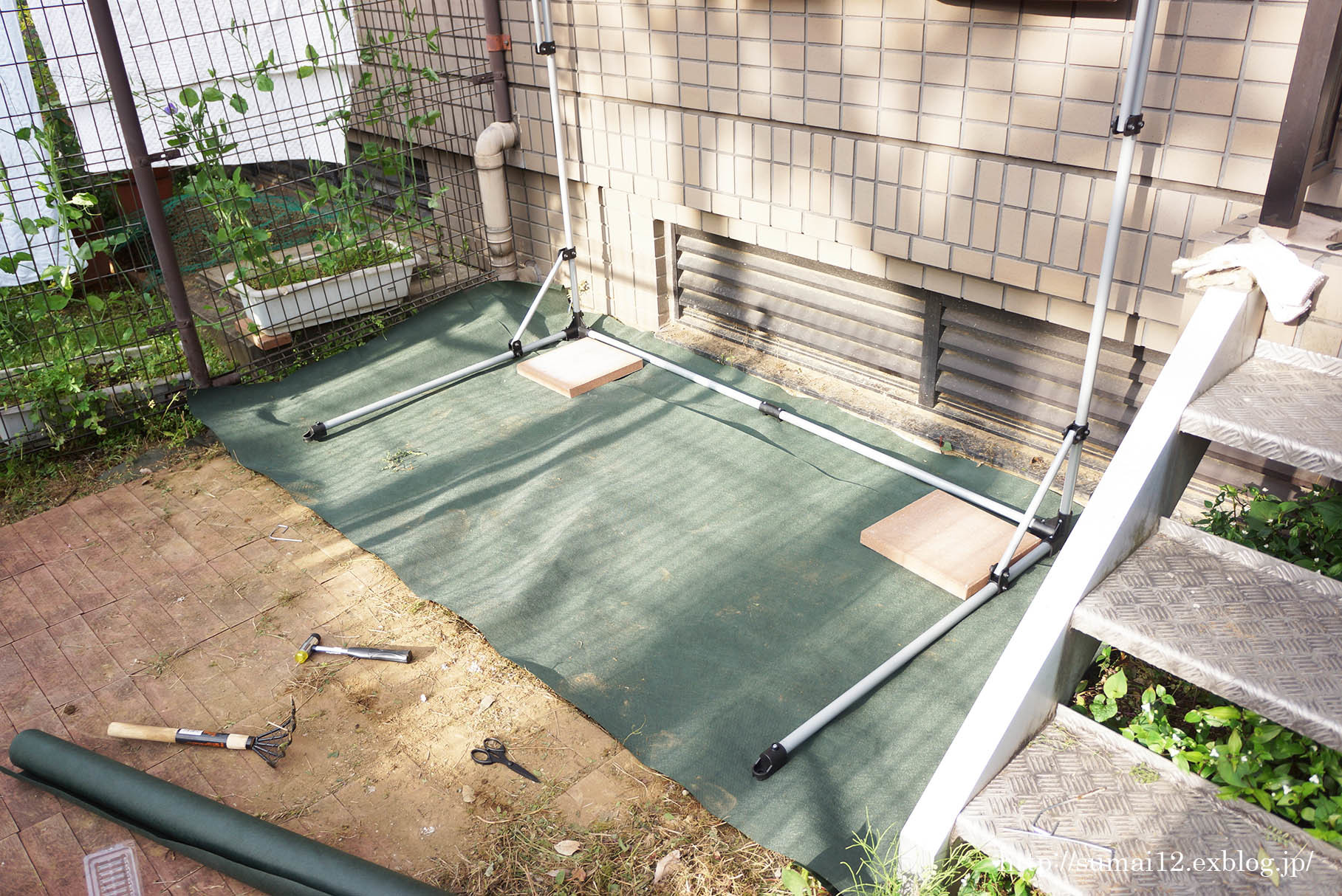 Diy 自転車置き場の作り方 住まいの12の備忘録 Diy 自転車置き場の作り方 住まいの12の備忘録