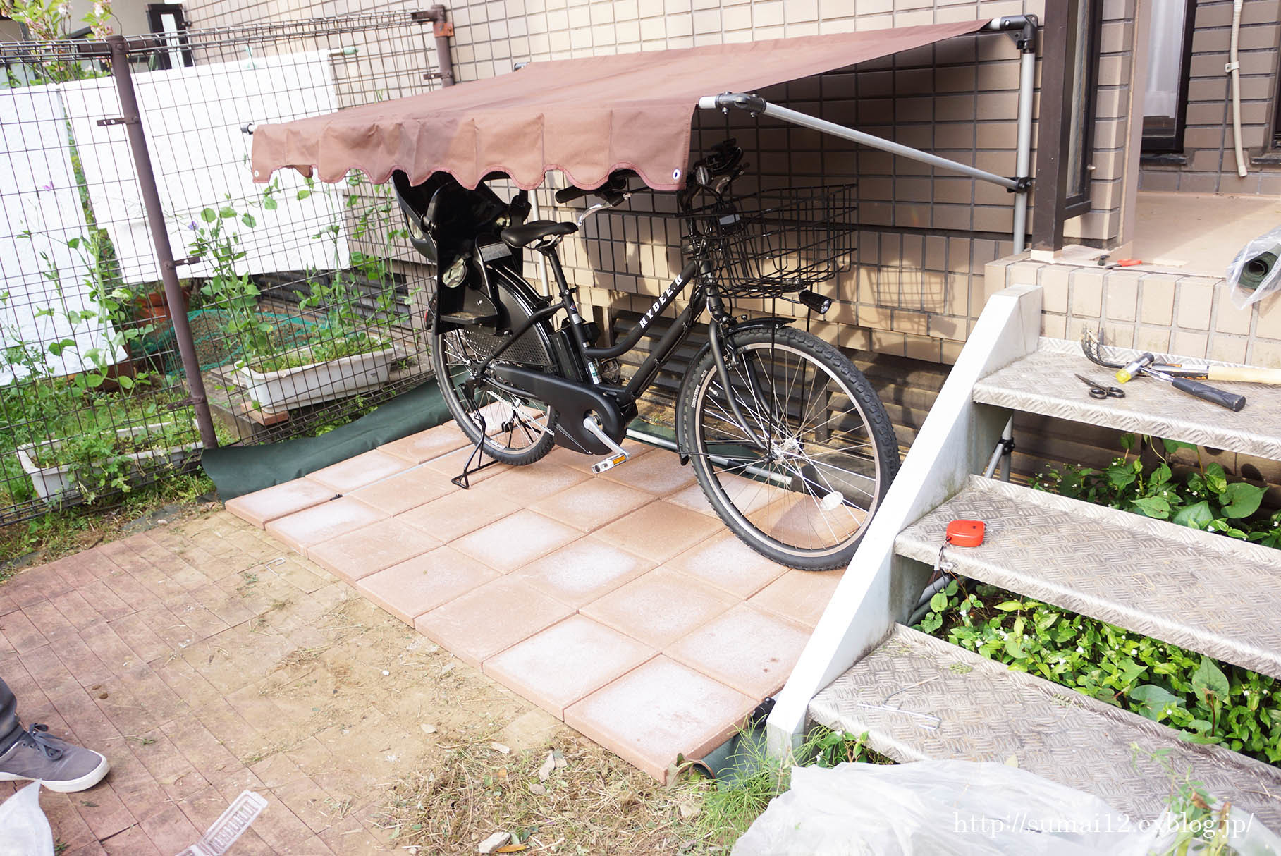 Diy 自転車置き場の作り方 住まいの12の備忘録 Diy 自転車置き場の作り方 住まいの12の備忘録