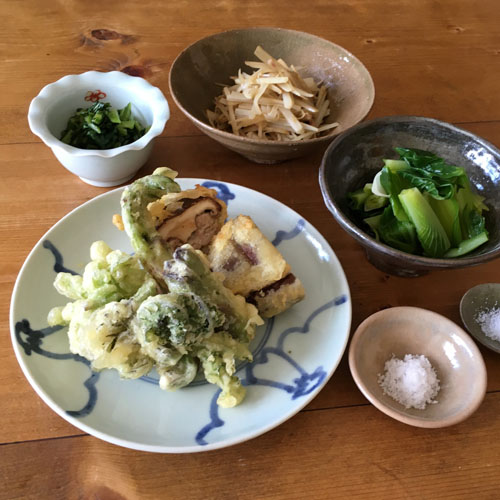 今朝は、天ぷら。_a0026127_18531452.jpg