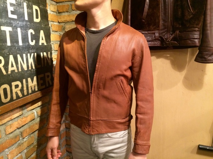 30's LEVI'S "Menlo Cossack" leather jacket : BUTTON UP clothing