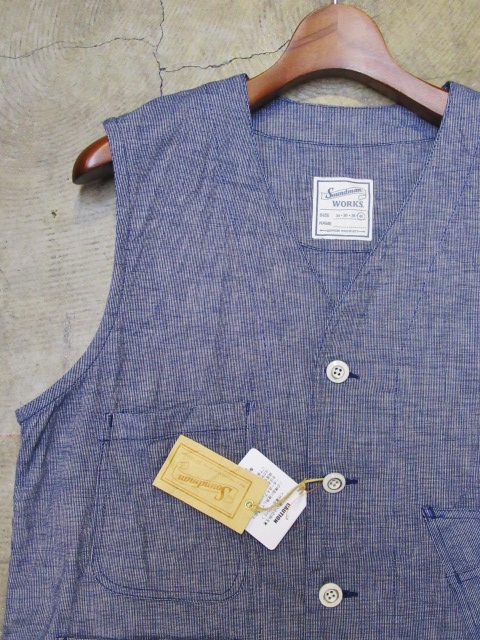 15周年・記念別注 Shambre WORK VEST ・・・ SOUND MAN_d0152280_1139411.jpg
