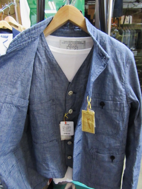 15周年・記念別注 Shambre WORK VEST ・・・ SOUND MAN_d0152280_11431342.jpg