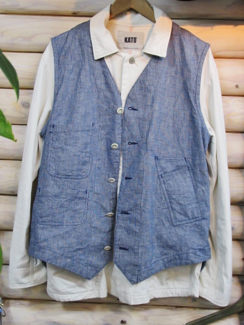 15周年・記念別注 Shambre WORK VEST ・・・ SOUND MAN_d0152280_11432663.jpg