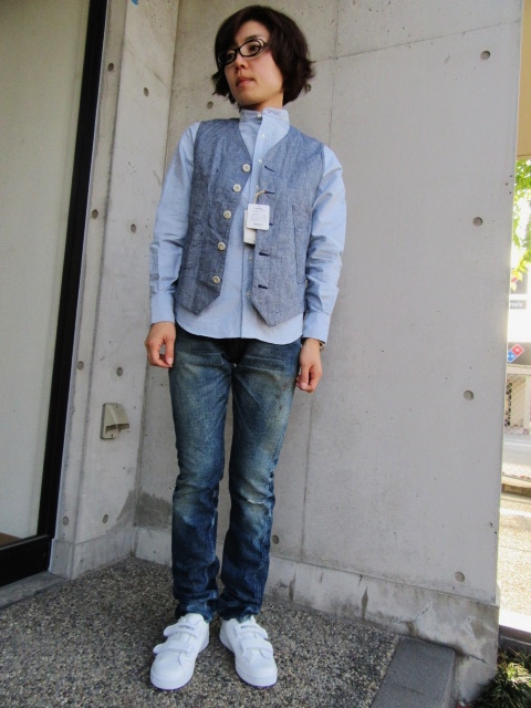 15周年・記念別注 Shambre WORK VEST ・・・ SOUND MAN_d0152280_11461869.jpg