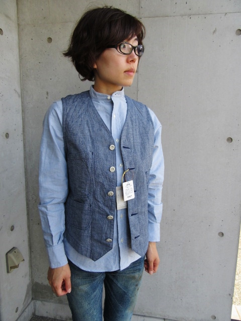 15周年・記念別注 Shambre WORK VEST ・・・ SOUND MAN_d0152280_11462850.jpg