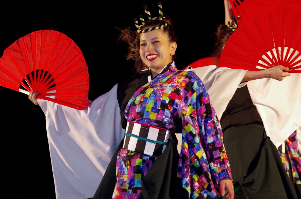 ２０１６京都さくらよさこい1日目その４４（ピンクチャイルドその３）_a0009554_1254058.jpg