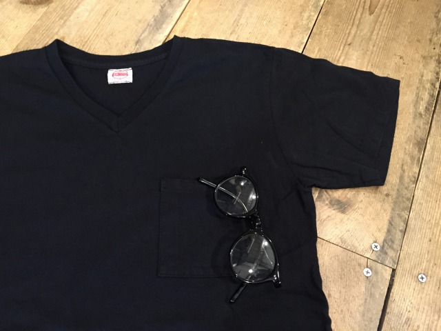 VネックとクルーネックのポケットTee_d0121303_19444877.jpg