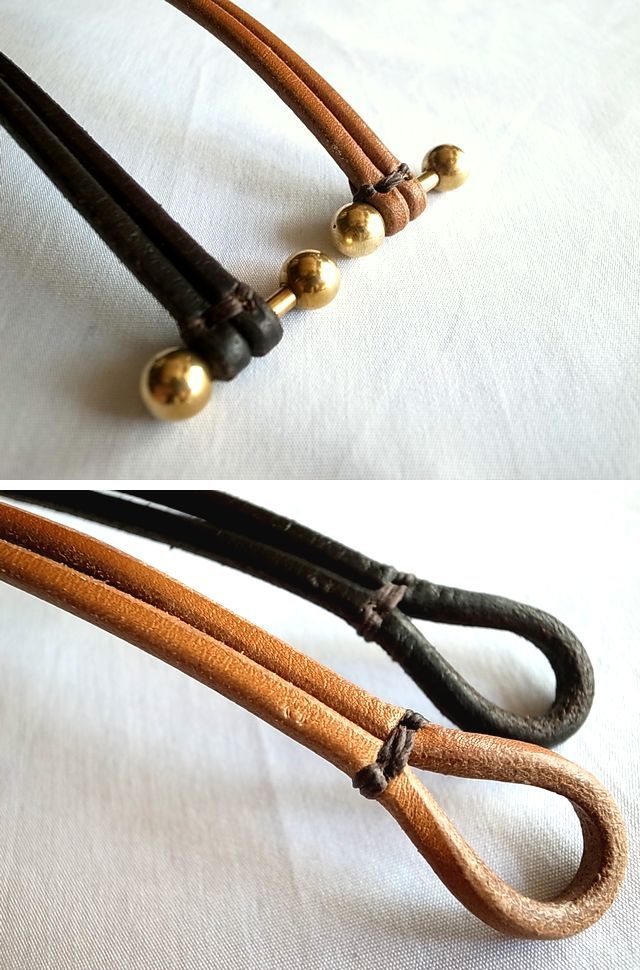 アクセサリー JUTTA NEUMANN \"BARBELL WRIST BAND\" Jutta Neumann｜Barbell Wristband Men｜Natural×Brass