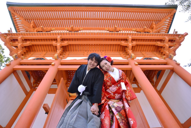 山梨から前撮り和装撮影・京都の今宮神社でのロケフォトお父さん、お母さんも一緒に16.7.19_c0324376_21184395.jpg