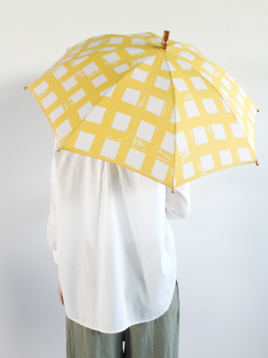 ツタエノヒガサ　 女性の日傘 - 「きつねのたすき」(注染)_b0139281_19321863.jpg