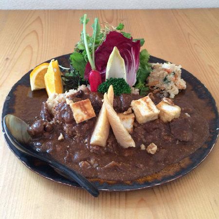 「生おからのハヤシライスちどり風=たけのこ編」_a0251920_15243202.jpg