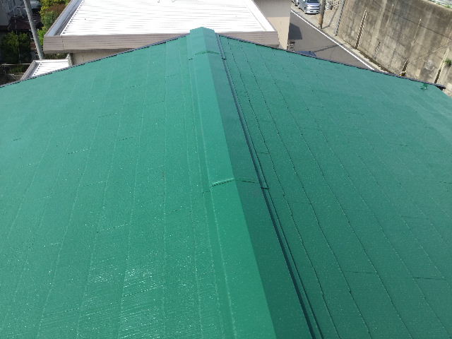 屋根塗装工事完成　5日目_f0031037_1854579.jpg