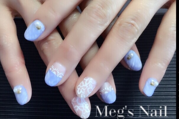 デニム柄ネイルアートandシンプルネイル つくば 学園の森 ネイルサロンmeg S Nail デニム柄ネイルアートandシンプルネイル つくば 学園の森 ネイルサロンmeg S Nail