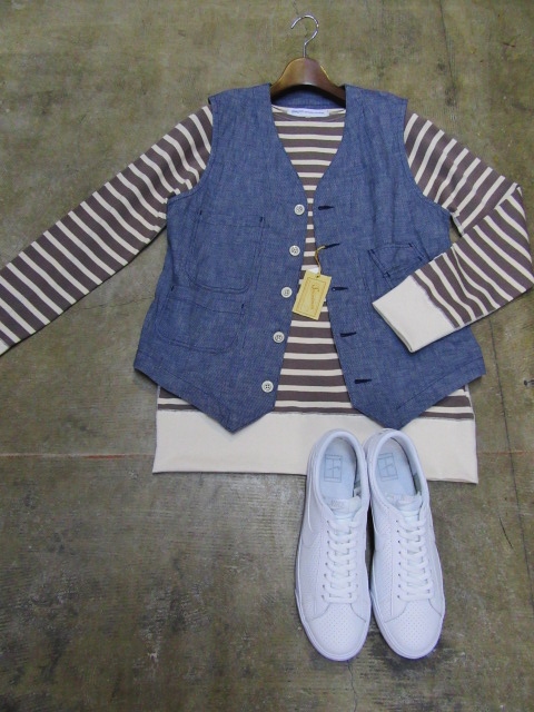 大人上品なカラー・・・Glacon France BORDER TEE & LONG TEE!★!_d0152280_1022196.jpg