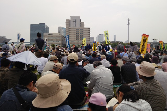 憲法守らぬ政府はいらない 各地で憲法集会 有明会場に５万人 谷岡隆 たにおかたかし 習志野市議会議員