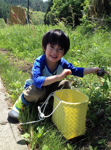 恒例！たけのこ掘りと山遊び_f0168317_13564080.jpg