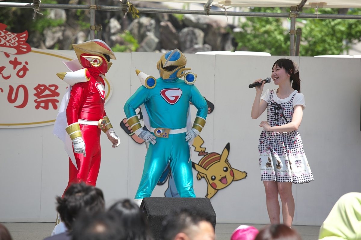 神流町 鯉のぼり祭り 超速戦士g Five Second G Five Jetショー 焼まんじゅうを食らう 神流町 鯉のぼり祭り 超速戦士g Five Second G Five Jetショー 焼まんじゅうを食らう