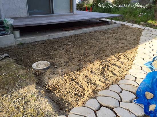 芝生張りの下準備 土壌改良 シンプルで心地いい暮らし