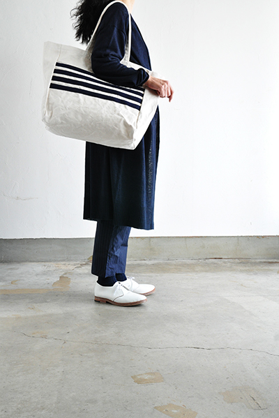 GRANDMA MAMA DAUGHTER Pin-stripe Easy Pants (Navy)_d0120442_12164180.jpg