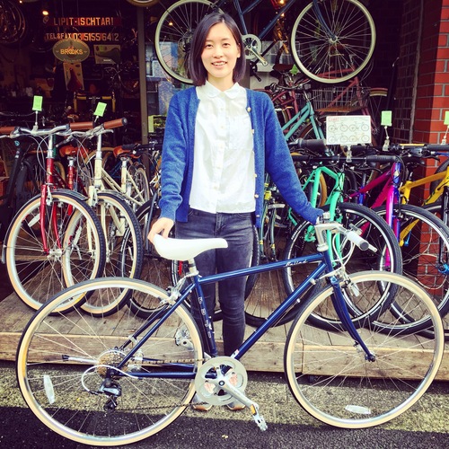 ☆今日のバイシクルガール☆ 自転車女子 おしゃれ自転車 自転車ガール 自転車女子 ミニベロ クロスバイク _b0212032_20511127.jpg