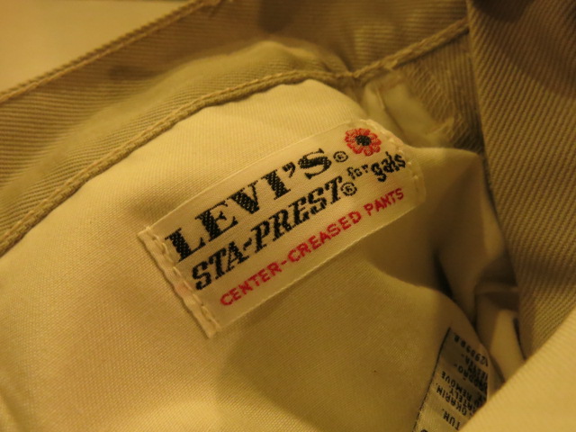 \"LEVI\'S STA-PREST 564 for GIRLS MADE IN ITALY\"ってこんなこと。_c0140560_119179.jpg